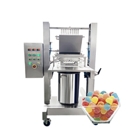 Machine multifonctionnelle de fabrication de bonbons gommeux à la pectine de gélatine machine de dépôt de bonbons à bas prix