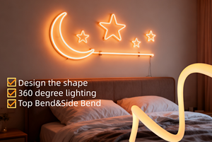 Forme de pliage 3D Taille 360 degrés Néon Flex Rope Light Hot-selling IP67 Façade extérieure haute luminosité pour exposition/décoration de plafond - Product Image 5