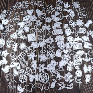 2024 New 50Pcs Ngẫu Nhiên Cắt Kim Loại Chết Cho Scrapbooking Giấy Nến DIY Thủ Công Giấy Album Thẻ Làm Chết Cắt - Product Image 3