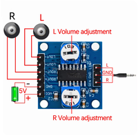 Carte amplificateur numérique PAM8406 avec potentiomètre de volume stéréo 5Wx2