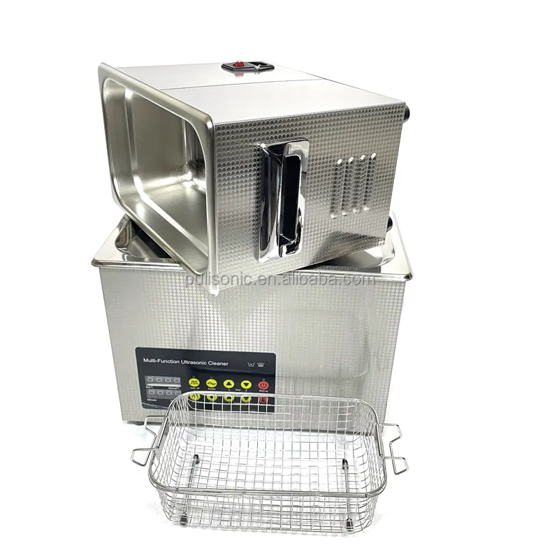 Heater And Timer Digital Ultrasonic Cleaner 40KHZ 30L Stainless Steel Ultrasonic Cleaning Machine