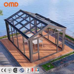 आउटडोर एल्युमिनियम के सनरूम और ग्लास हाउस 4 सीजन चीन विला के होटल सूरज के घरों के लिए सबसे ज्यादा बिकने वाले समुद्र तट पर - Product Image 1