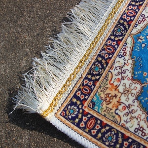 Alfombrilla de ratón personalizada con estampado de alfombra persa, alfombra bordada, diseño floral lavable, tapete de oración musulmán, adecuado para el hogar y - Product Image 5