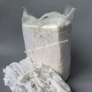 Chiffons en polaire blancs pour nettoyage industriel, chiffons en coton imprimés, chiffons en coton blancs 10 kg, chiffons en coton 1,5 kg - Product Image 1