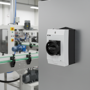 Interruptor Aislador <span class=keywords><strong>EATON</strong></span> <span class=keywords><strong>P1</strong></span>-<span class=keywords><strong>32</strong></span>/I2/SVB-SW 32A, Carcasa de Plástico, 3P, Negro, Manivela Giratoria, Gabinetes de Distribución, Sistemas de Transporte - Product Image 6