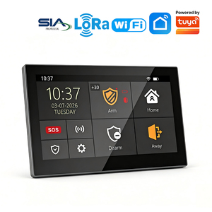 Panel <span class=keywords><strong>de</strong></span> Sistema <span class=keywords><strong>de</strong></span> <span class=keywords><strong>Alarma</strong></span> <span class=keywords><strong>de</strong></span> Seguridad Inteligente WiFi 4G Tuya <span class=keywords><strong>de</strong></span> 10 Pulgadas DKMSEC, Sirena Integrada, Sensor <span class=keywords><strong>de</strong></span> Movimiento para Puerta 433, Control Remoto <span class=keywords><strong>de</strong></span> 100dB - Product Image 1