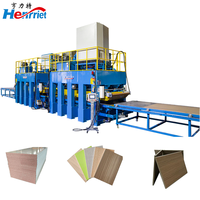 Ligne de production de formage à chaud à commande PLC haute efficacité, automatique pour façades et intérieurs avec panneaux en nid d'abeille en aluminium