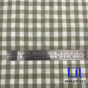 Tissu à carreaux en polyester teint en fil exclusif pour robe ou draps de lit pour femmes - Product Image 6