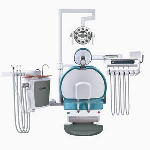 Sedia dentale elettrica multifunzione-telaio rotante a 90 gradi, lampada con sensore di temperatura colore a doppia luce a dieci fori - Product Image 3