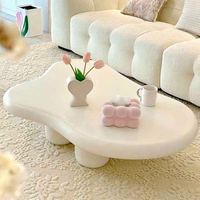 Table basse de style nordique moderne minimaliste Cloud Creamy - Meubles de salon durables et écologiques