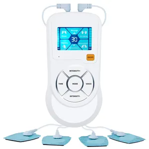 Touch Screen Tens Ems Portable Rechargeable Electrotherapy Machine With  Slippers