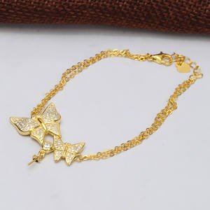 Pulsera Han DIY de Plata S925 con Diseño de Mariposa para Mujer, Pulsera Vacía con Perlas 5-11, Incrustada con 533 Accesorios de Dijes Finos - Product Image 2