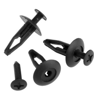 Auto Plastic <b>Clips</b> For Toyota <b>Car</b> Fender Mudguard Bumper Repair Replacement Fasteners 8mm Black - Product Image 4
