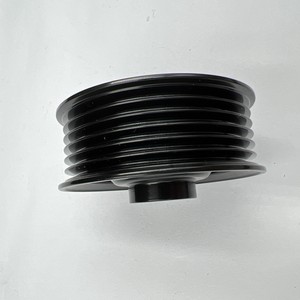 Precision CNC Machined Stainless Steel Multi-Groove Drive <b>Pulley</b> with Keyway for High Torque Transmission - Product Image 2