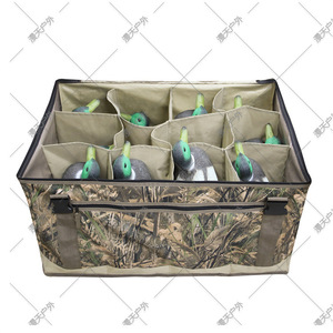 Sac de rangement camouflage extérieur pour leurres de chasse au canard, 12 compartiments, en tissu Oxford, unisexe - Product Image 5