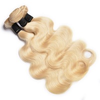 Extensions de cheveux naturels Remy vierges péruviens, alignés sur les cuticules, double trame, ondulés, 36, 38, 40 pouces, les plus vendues