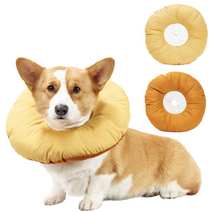Collier imperméable en polyester pour animaux de compagnie, collier élisabéthain pour <span class=keywords><strong>chat</strong></span> et chien, anti-griffures/anti-léchage, collier doux de couleur - Product Image 2
