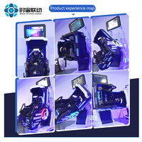 Vr Rotating 360 Simulador de vuelo Emocionante experiencia inmersiva 9D VR Arcade Máquina de juego de realidad virtual Parque temático de atracciones