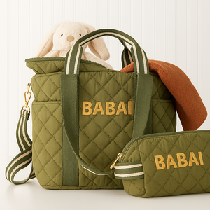 <span class=keywords><strong>Bolsa</strong></span> de pañales de <span class=keywords><strong>maternidad</strong></span> acolchada floral con correas ajustables <span class=keywords><strong>bolsa</strong></span> de cuidado de bebé <span class=keywords><strong>personalizada</strong></span> con cambiador y organizador para mamás - Product Image 1