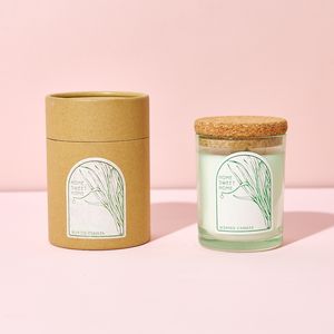 Goopure Pot à bougie en verre vert fait main 7oz 10oz 14oz avec <span class=keywords><strong>bouchon</strong></span> en liège, résistant à la chaleur, recyclable, pour bougies <span class=keywords><strong>de</strong></span> massage et décoration intérieure - Product Image 6