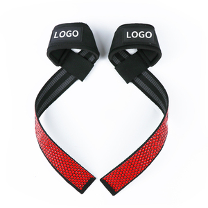 Dây đeo cổ tay tập <span class=keywords><strong>gym</strong></span> chống trơn trượt 2026, dây nâng tạ có in logo tùy chỉnh, dành cho cả nam và nữ, chất liệu cao su tự nhiên & PVC thoáng khí - Product Image 1