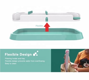 Séchoir à biberons portable multifonction pliable pour bébé avec brosse, idéal pour la cuisine - Product Image 3