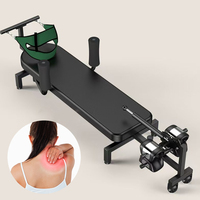 Machine de traction électrique réglable pour étirement corporel complet, banc d'entraînement à domicile pour soulagement cervical et lombaire
