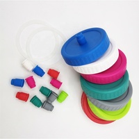 Capuchon en Silicone Premium pour pot de 15 ml, couvercle de Fermentation, sans eau, avec large bouche