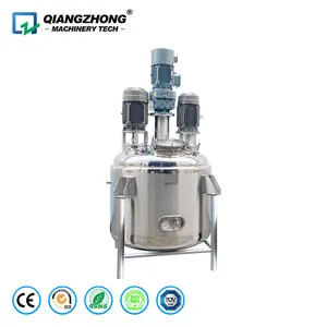 304/316 Liquid mixing tank frequency conversion speed regulation high shear dispersion tank electric heating mixing tank