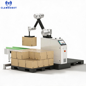 Station de travail robotisée de palettisation automatique CLAWROBOT, charge utile de 50 kg, pour ligne d'assemblage en usine de fabrication - Product Image 1