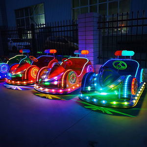 Produttore diretto 24V bambini elettrico con luci luminose a LED autoscontro elettrico, un popolare Autoscooter per parco avventura - Product Image 3