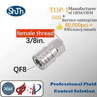 Swagelok Tipe 304 316SS Sambungan Cepat Tekanan Tinggi Union Connector Inter Screw NPT Female Coupling ASME EN Smooth