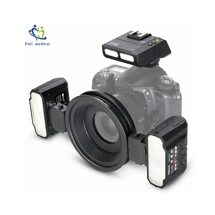Full Medical Dental photography Wireless Dual Flash Speedlite Trigger Macro Photography Twin Lite Flash