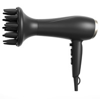 Sèche-cheveux électrique haute puissance à vente chaude avec diffuseur ionique, moteur CC, air chaud/froid pour salons de coiffure et usage familial