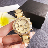 Montre à quartz pour femme, style coréen simple, cadran à chiffres arabes, fonction date six aiguilles, épaisseur 10 mm, usage quotidien