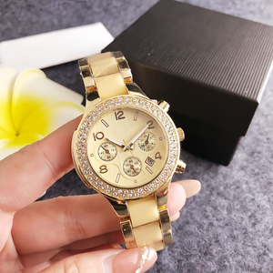 Montre à quartz pour femme, style coréen simple, cadran à chiffres arabes, fonction date six aiguilles, épaisseur 10 mm, usage quotidien - Product Image 2