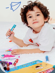 Numeri di giocattoli promozionali all'ingrosso di educazione precoce e libri di pittura di illuminazione del bambino dei Graffiti della frutta per l'<span class=keywords><strong>arte</strong></span> dei bambini - Product Image 4