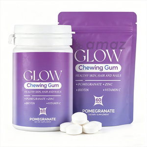 Goma de Mascar OEM <span class=keywords><strong>que</strong></span> Refresca el Aliento y Ayuda a Limpiar los Dientes Aumentando la Producción de Saliva, con Biotina y <span class=keywords><strong>Vitamina</strong></span> <span class=keywords><strong>C</strong></span> - Product Image 1