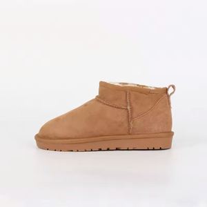 Bottines classiques Dahaixingchen pour femmes, à semelle épaisse, en cuir véritable, légères, en coton, pour la neige - Product Image 6