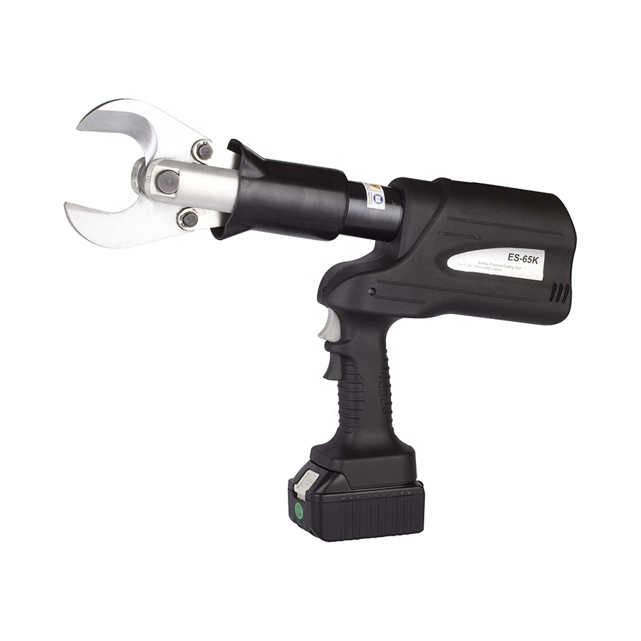 Гидравлический режущий инструмент на батарейках для ограненного кабеля