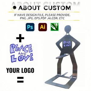 Support de barbecue en acier inoxydable personnalisé avec logo, résistant à la chaleur et antiadhésif, pour l'extérieur, en forme humaine amusante et originale, vente en gros - Product Image 2