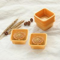 Wegwerp Plastic Fruitkoekjesverpakkingsdoos Transparant Voedselbinnenblad