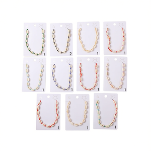 Collane di perline fatte a mano, 12 pezzi, colori assortiti, gioielli alla moda per donna, set regalo - Product Image 2