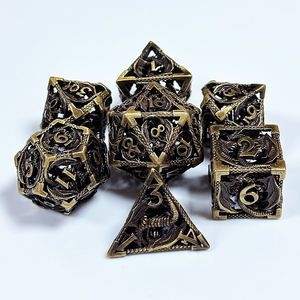 גיהינום קוביות מתכת גהנום dnd פרמיה מתכת מותאמת אישית קוביות להגדיר עבור משחקי שולחן - Product Image 5