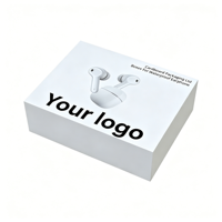 Boîte d'emballage pour écouteurs de luxe, boîte cadeau en papier rigide magnétique pliable personnalisée pour l'électronique grand public