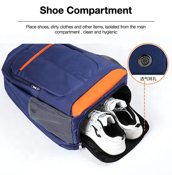 Zaino Da Tennis Per 4 Racchette - Borsa Sportiva Con Scomparto Scarpe, Impermeabile