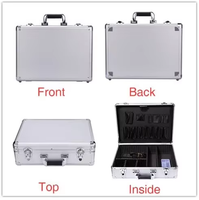 Boîte à outils en aluminium robuste, résistante aux chocs, imperméable, ignifuge, portable, personnalisation OEM/ODM, boîte de rangement de haute qualité