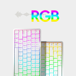 <span class=keywords><strong>Clavier</strong></span> mécanique AKKO Air 01 à profil bas, en aluminium CNC, disposition 75 %, rétroéclairage RVB, échangeable à chaud, OEM, sans fil, USB Type-C - Product Image 6