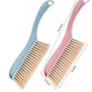 Hand Broom.Dust Brush. Wood Handle. <b>Duster</b> for Counter.Bench.Car.Furniture.Bed. - Product Image 1