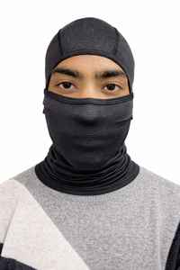 Masque facial convertible intégral respirant en maille poly-spandex entièrement personnalisable et extensible dans les quatre sens pour le vélo - Product Image 4